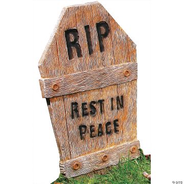 22" Rip Tombstone Decoration