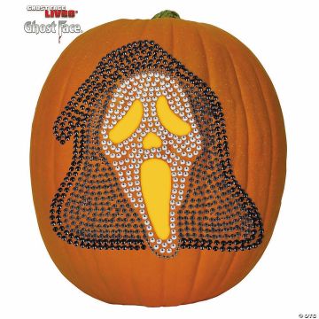 Ghost Face<sup>®</sup> Carve & Bling Halloween Pumpkin Decorating Kit