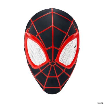 Kids Miles Morales Spider-man Plastic Face Mask