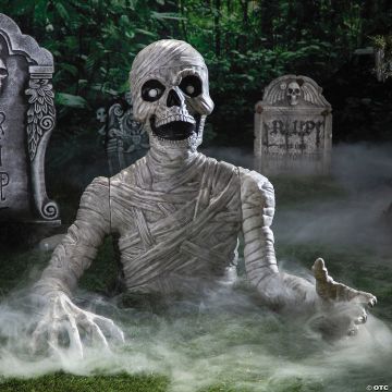 35" Groundbreaker Reaching Mummy Halloween Decoration