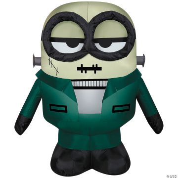 38" Airblown® Inflatable Minions™ Monster Minion Frankenbob Halloween Outdoor Yard Decoration
