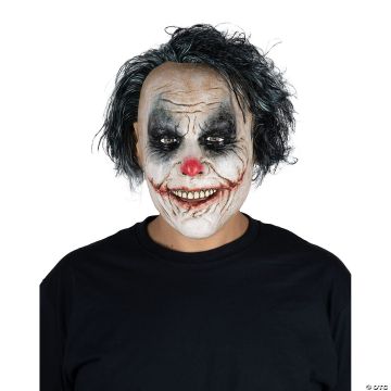 Adults Ghoulish Productions Clowns Lunatic Clown Overhead Latex Mask - One Size