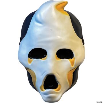 Adults Haunt™ Ghost Injection Plastic Half Mask - One Size