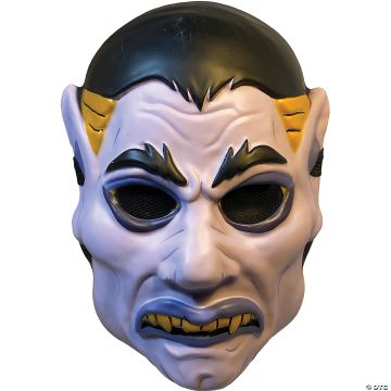 Adults Haunt™ Vampire Injection Plastic Half Mask - One Size