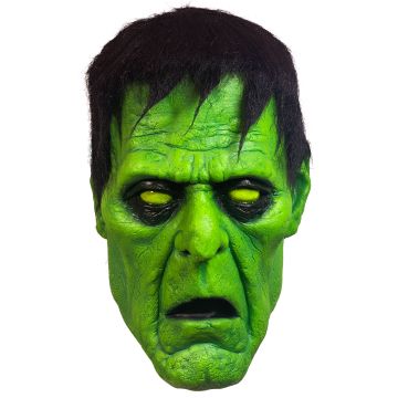 Adults Scooby-doo! Frankenstein Overhead Mask With Hair - One Size