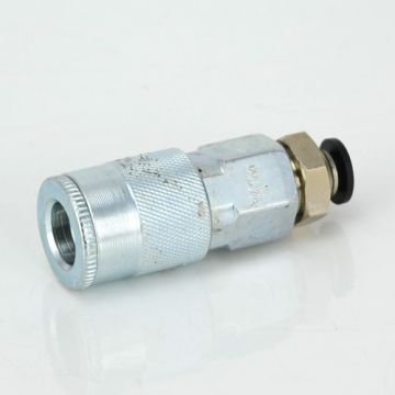 Quick Connect Barrel with Push On for 1/4" Airline