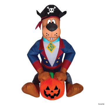 35" Airblown Inflatable® Scooby Doo!™ Pirate Outdoor Yard Decoration