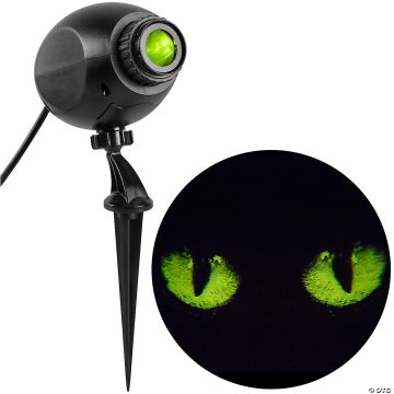 12" Lightshow<sup>®</sup> Eyescreams™ Blinking Cat Eyes Projection Light Halloween Outdoor Yard Decoration