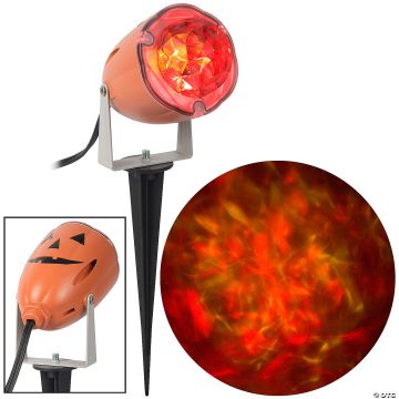 10" Lightshow<sup>®</sup> Fire & Ice™ Projection Light Halloween Outdoor Yard Decoration