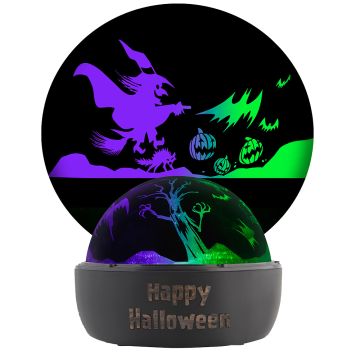 Shadow Box Color Changing Lightshow Projector Halloween Decoration