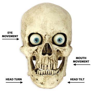 Three Axis Talking Skull