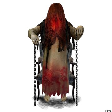 56" Animated Rising Possessed Woman Halloween Decoration