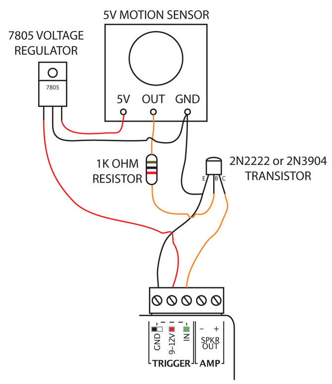 Using 5V Motion Sensors with PicoBoo and BooBox Controllers