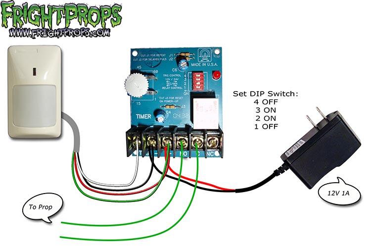 Triggering contact closure devices with the Simple Timer