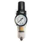 Air Line Filter with Regulator (1/4 Inch ports)
