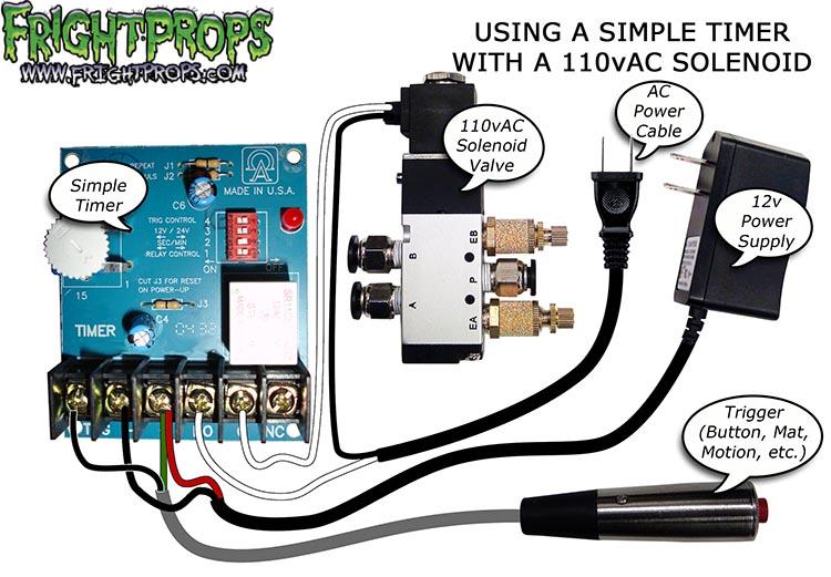 Using 110vAC Devices with the Simple Timer