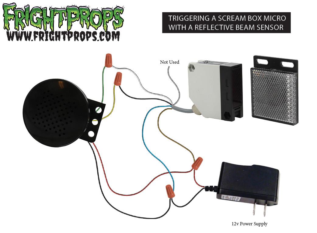 Triggering a Scream Box Micro with a Reflective Beam Sensor&hellip;